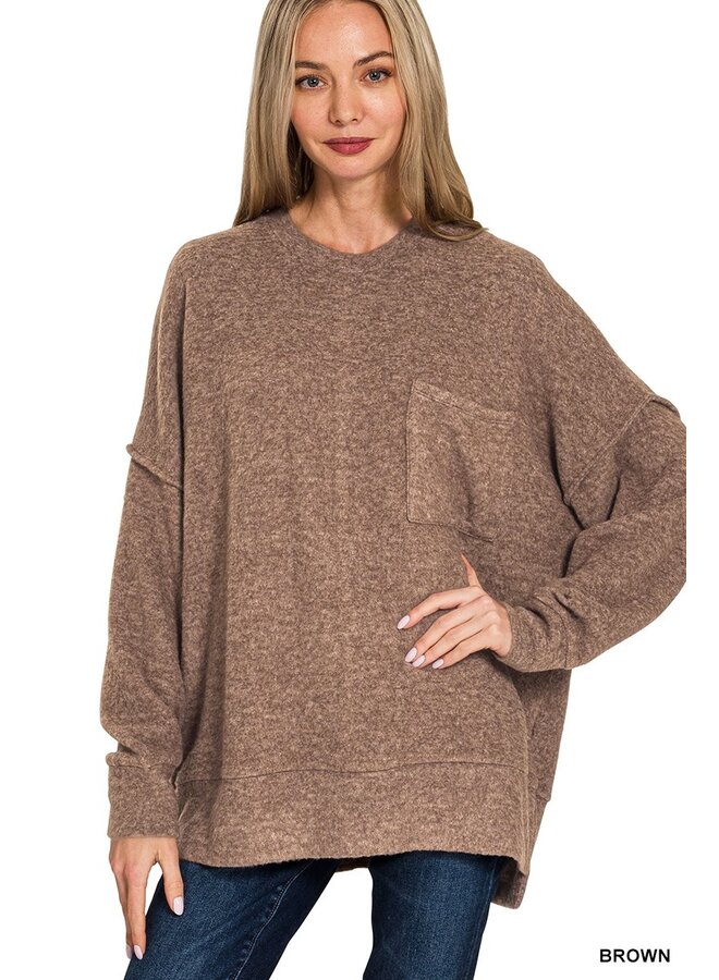 Oversized SuperSoft Pocket Tunic -