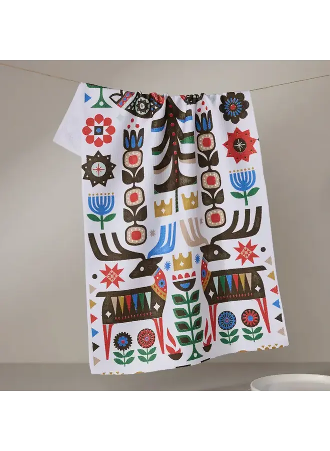 Holiday 5 Tea Towel -