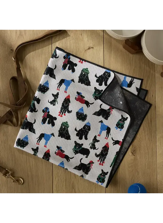 Holiday Paw Towel -