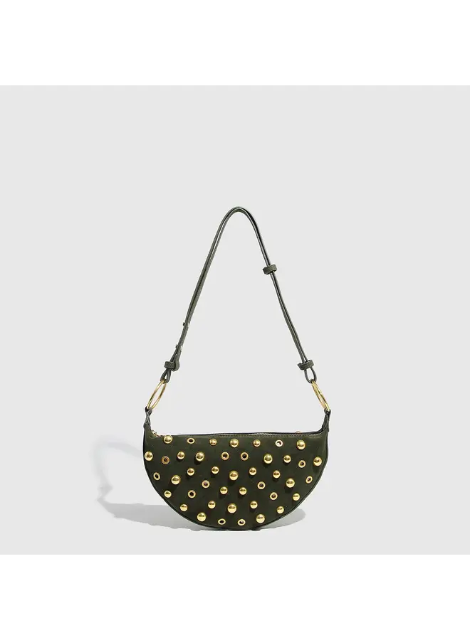 Studded Shoulder Bag -