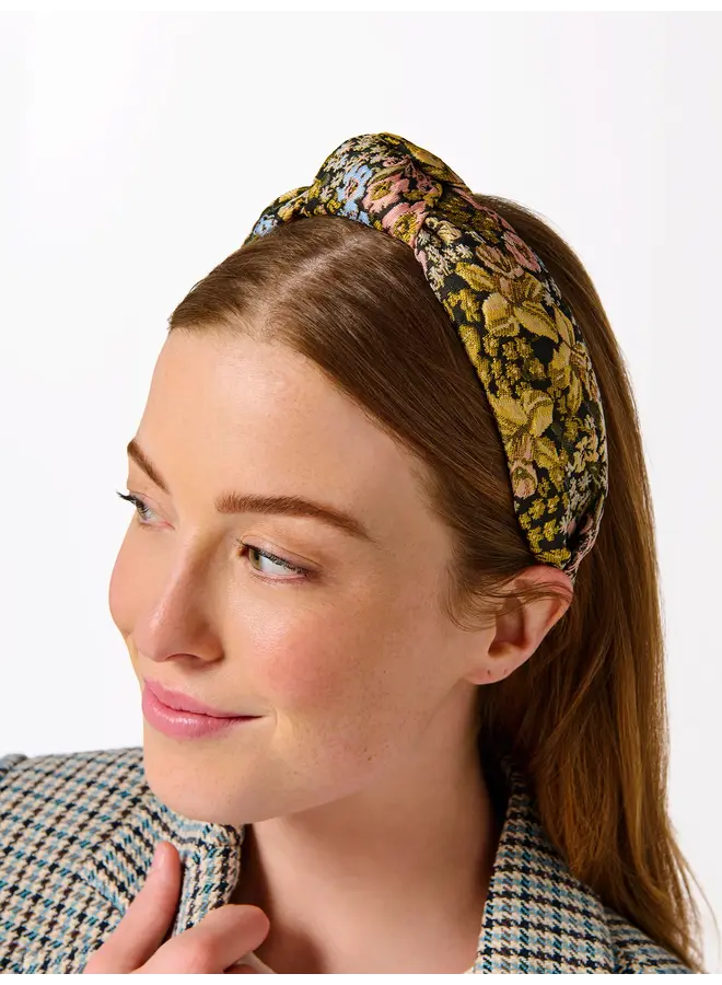 Floral Jacquard Headband - Multi