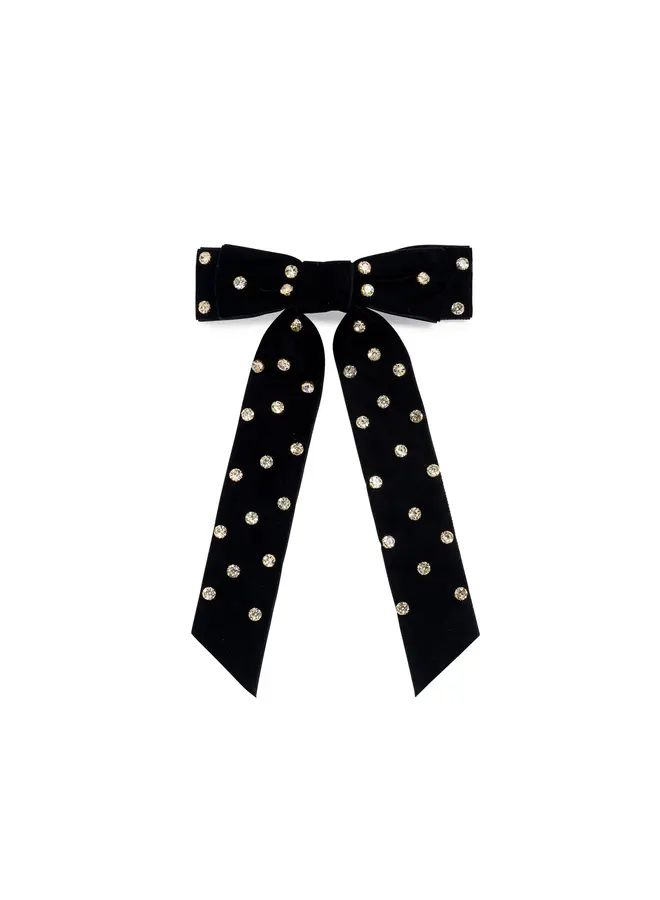 Rhinestone Bow Clip