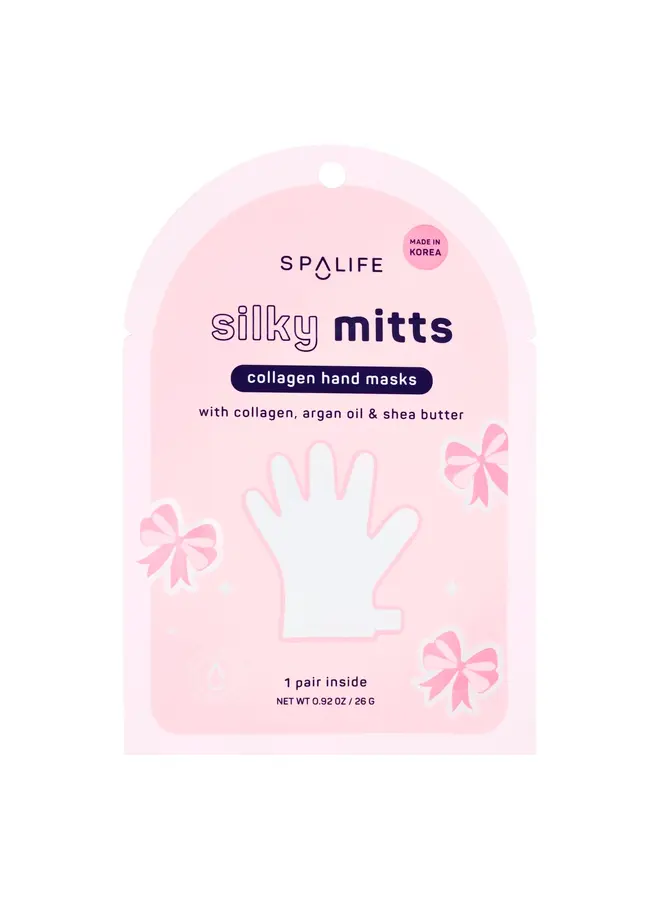 Holiday Silky Mitts Collagen Hand Gloves