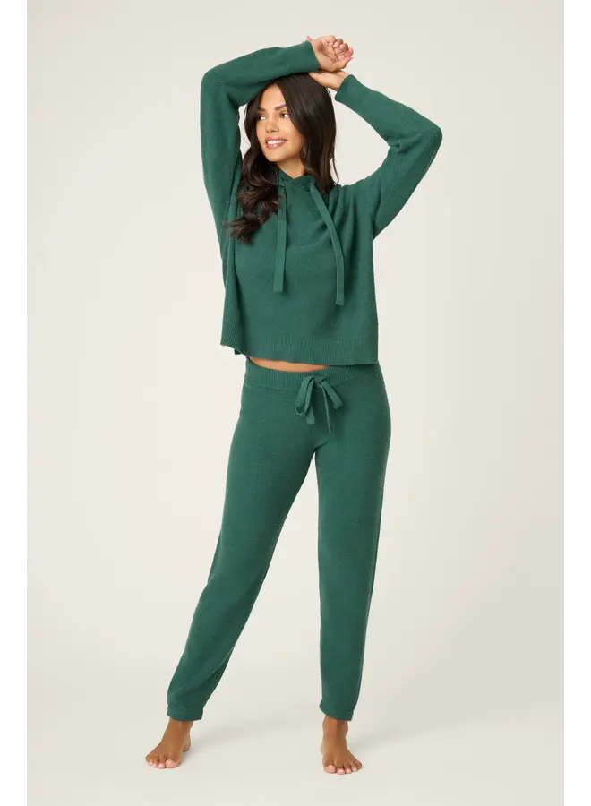 Sweater Weather Forest Green Pants Set -