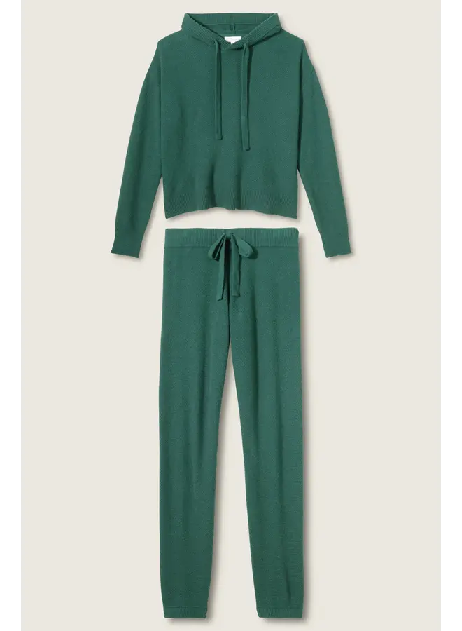 Sweater Weather Forest Green Pants Set -