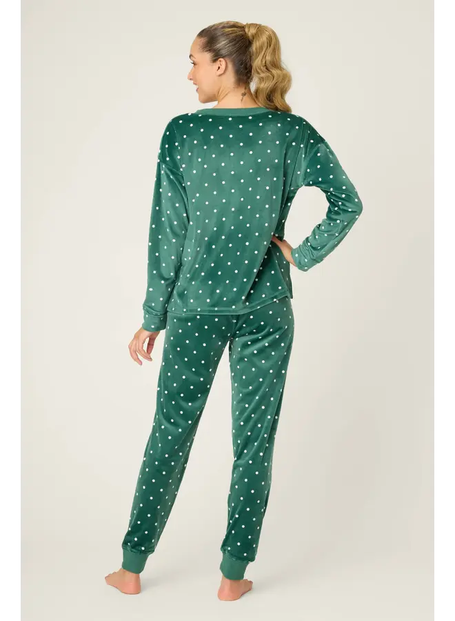 Let's Get Toasty Dot Print Pant -