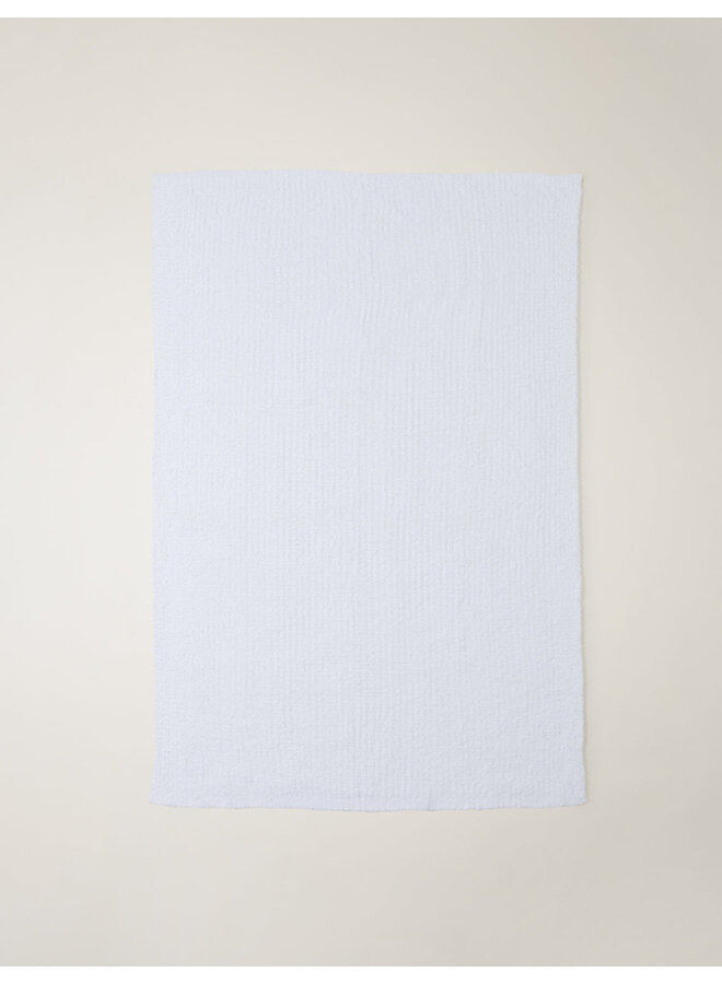 Cozychic Ribbed Throw - White
