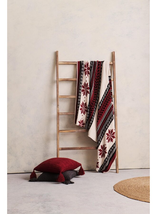 CozyChic Fair Isle Throw -