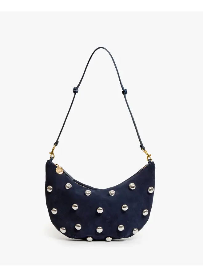Lune - Navy Suede with Studs