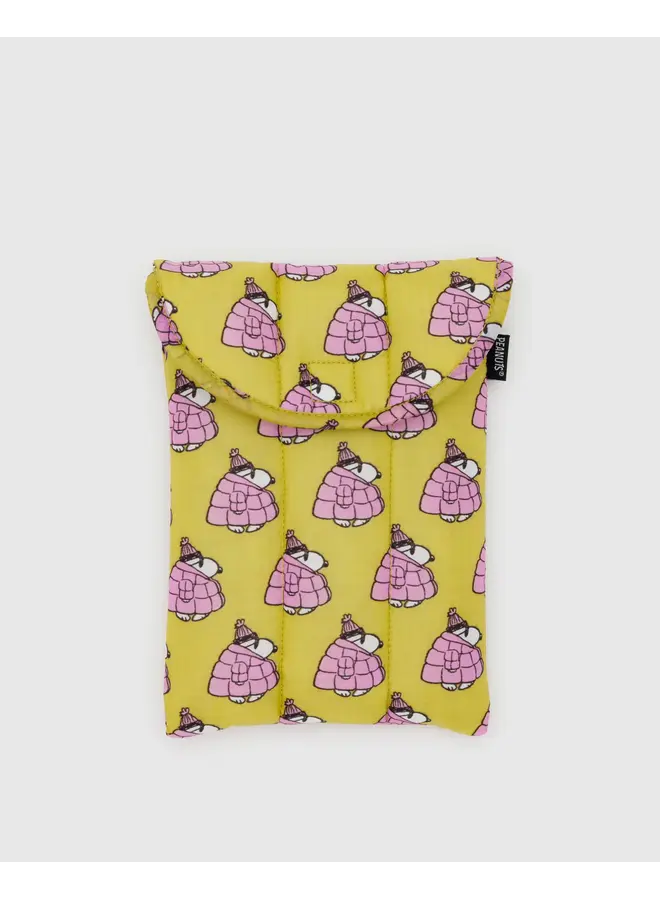 Puffy Tablet Sleeve 8" - Mini Puffer Snoopy