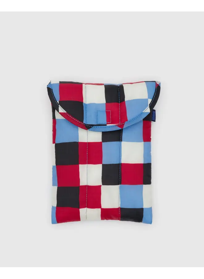 Puffy Tablet Sleeve 8" - Painted Check