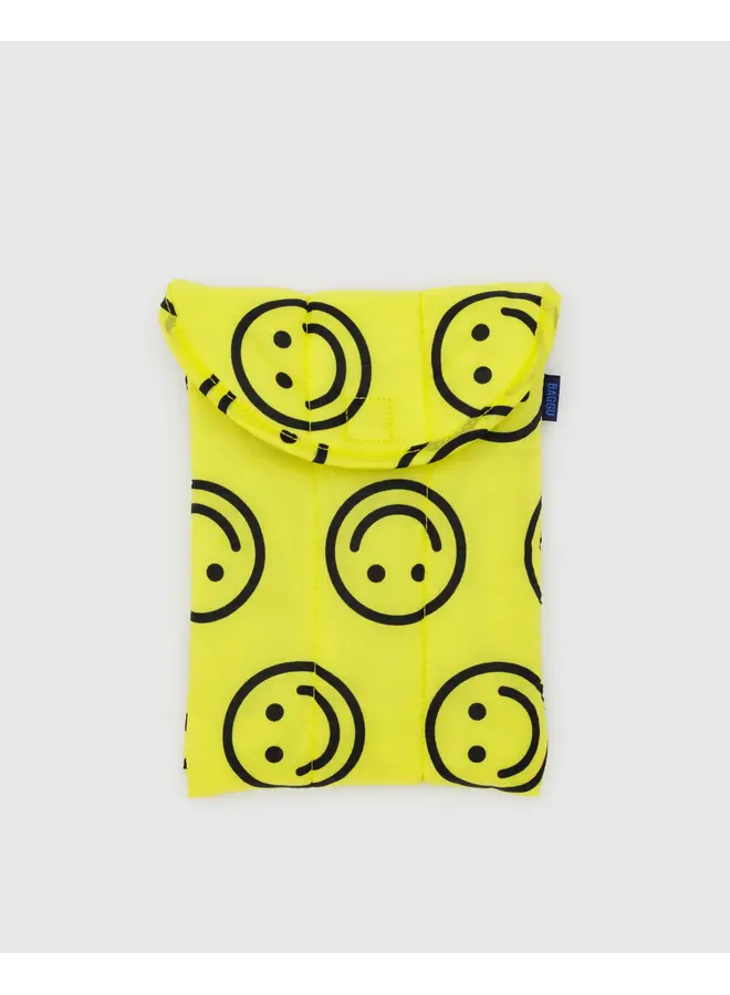 Puffy Tablet Sleeve 8" - Yellow Happy