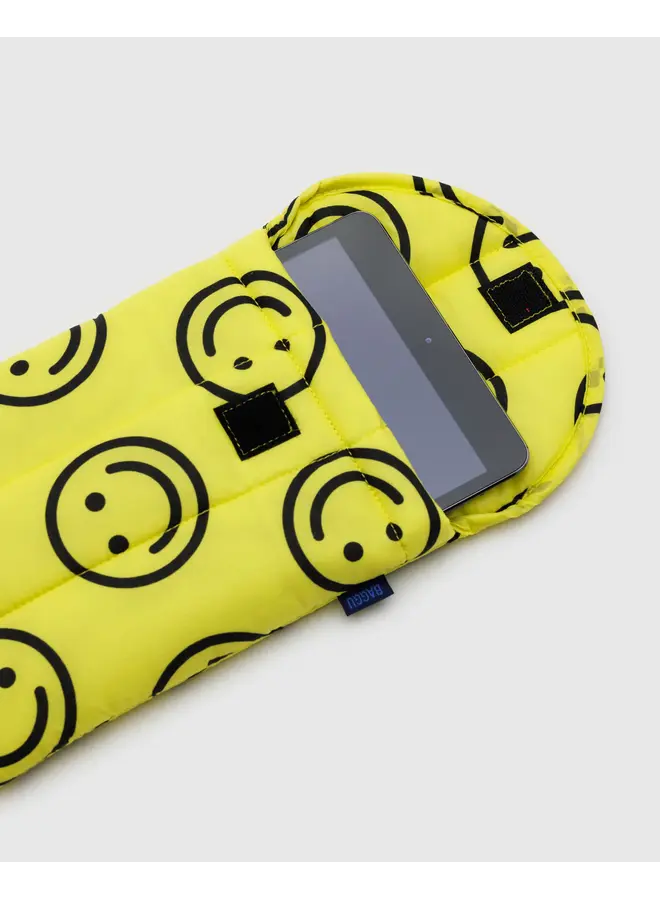 Puffy Tablet Sleeve 8" - Yellow Happy