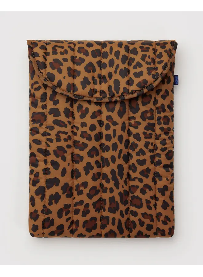 Puffy Laptop Sleeve 16" - Leopard