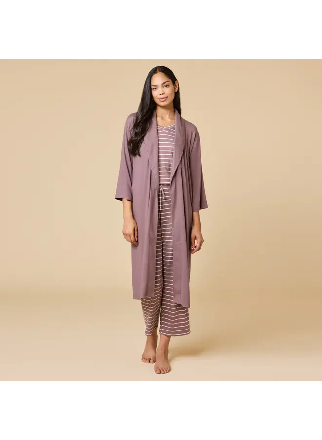 Ultra Soft Dream Shawl Collar Robe - Driftwood -