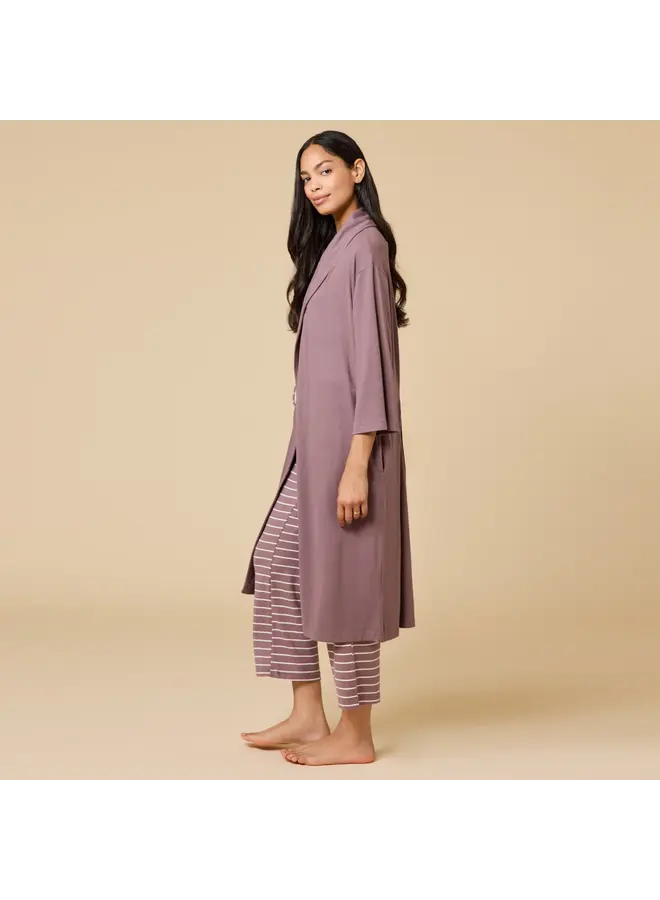 Ultra Soft Dream Shawl Collar Robe - Driftwood -