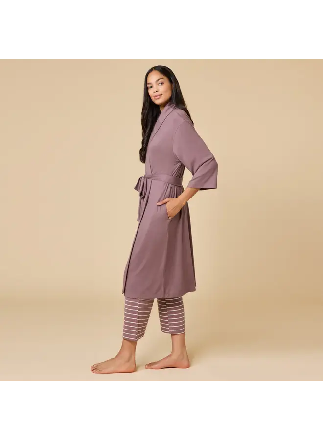 Ultra Soft Dream Shawl Collar Robe - Driftwood -