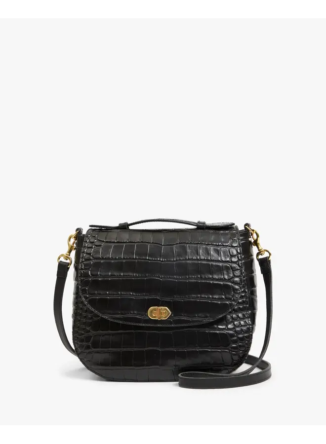 Turnlock Louis with Top Handle - Black Congo Cork