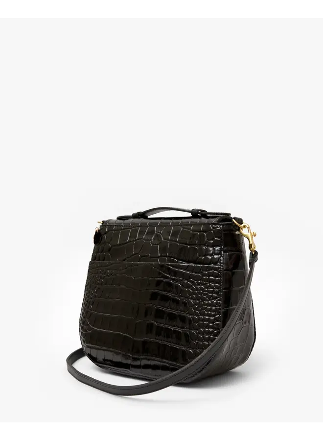 Turnlock Louis with Top Handle - Black Congo Cork