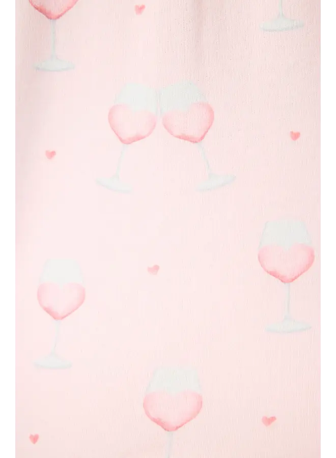 Happy Hour Long Sleeve Lounge Top -