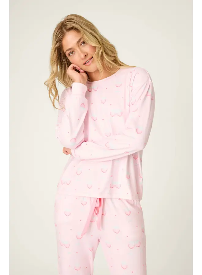 Happy Hour Long Sleeve Lounge Top -