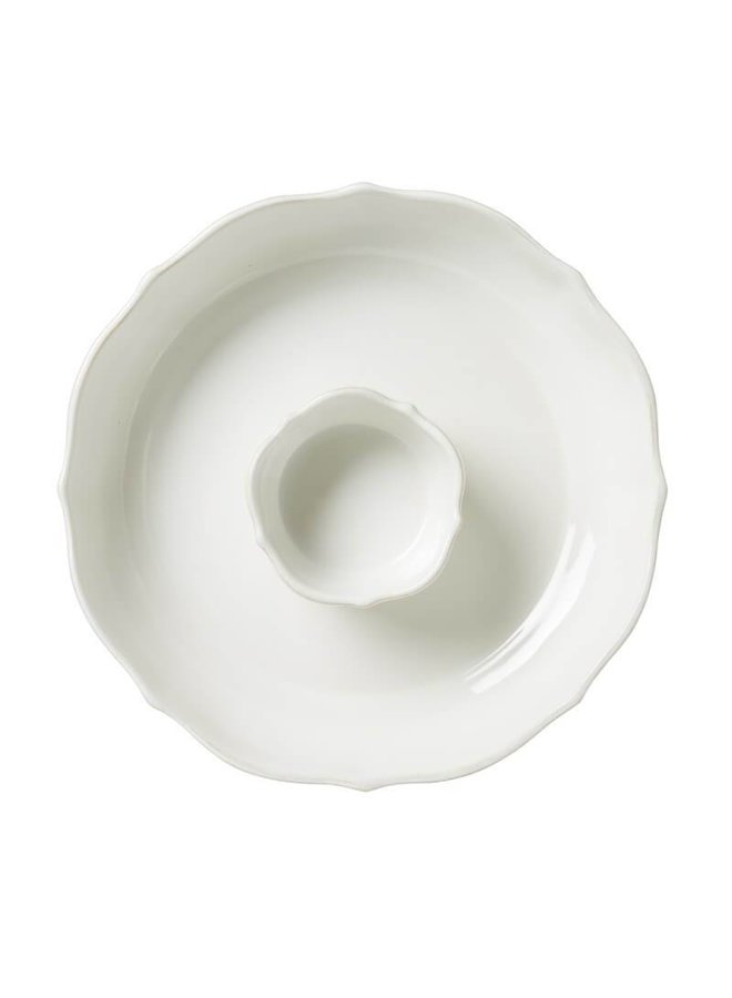 Berry & Thread Chip and Dip - Whitewash