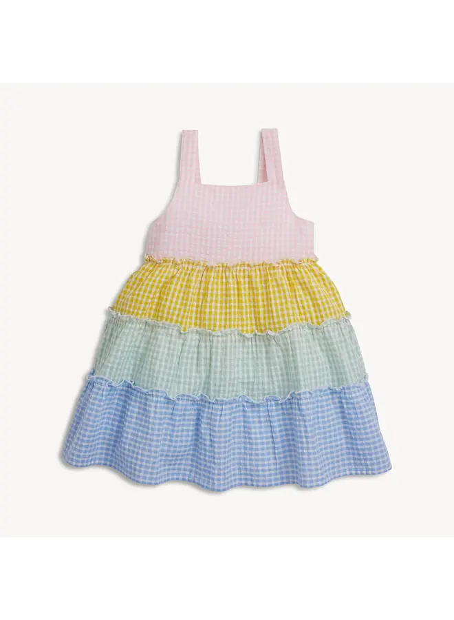 Multi Gingham Woven Outfit -