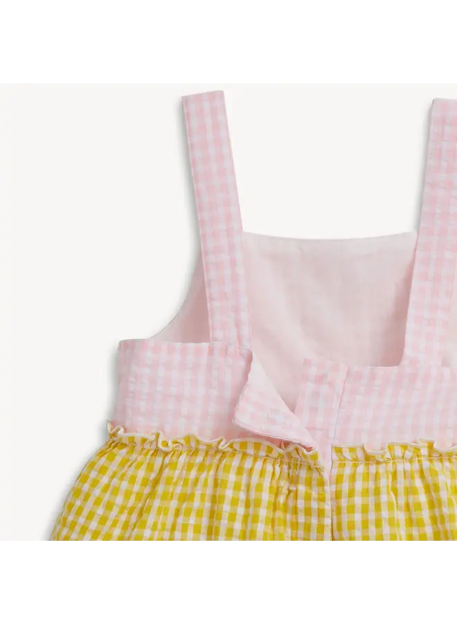 Multi Gingham Woven Outfit -