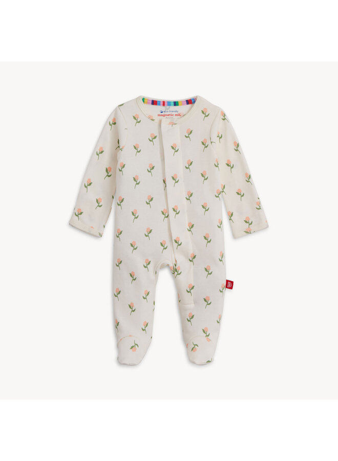 Chicken Tender Organic Cotton Magnetic Footie -