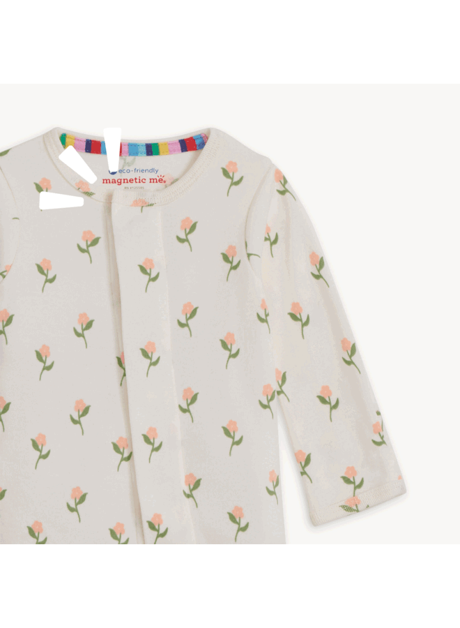 Chicken Tender Organic Cotton Magnetic Footie -