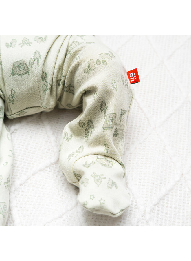 Base Camp Buddies Organic Cotton Magnetic Footie -