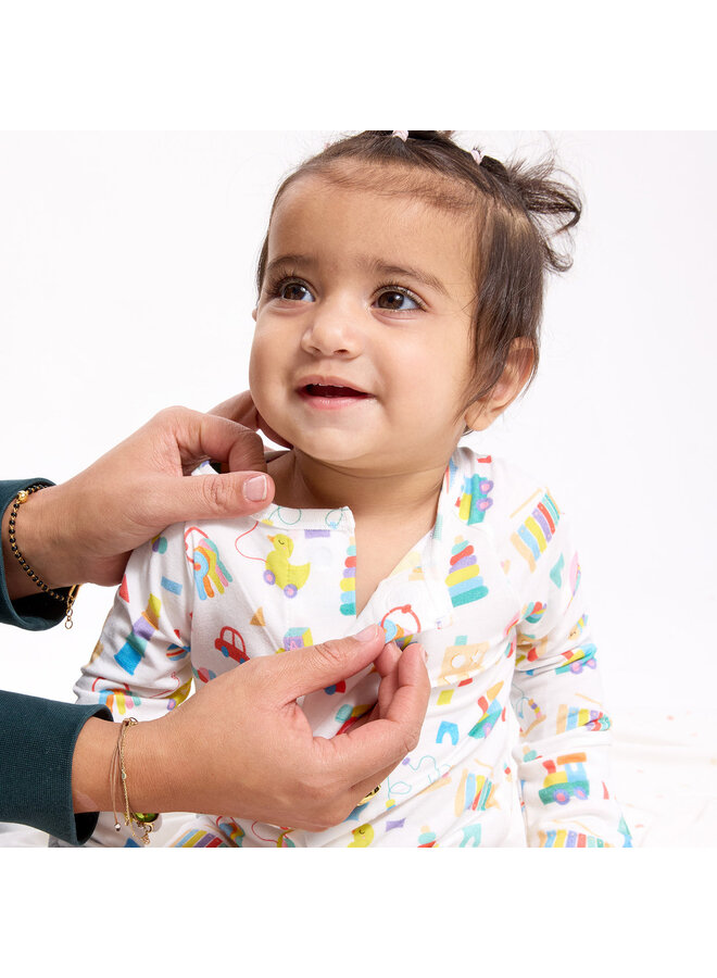 Play All Day Modal Magnetic Convertible Coverall -