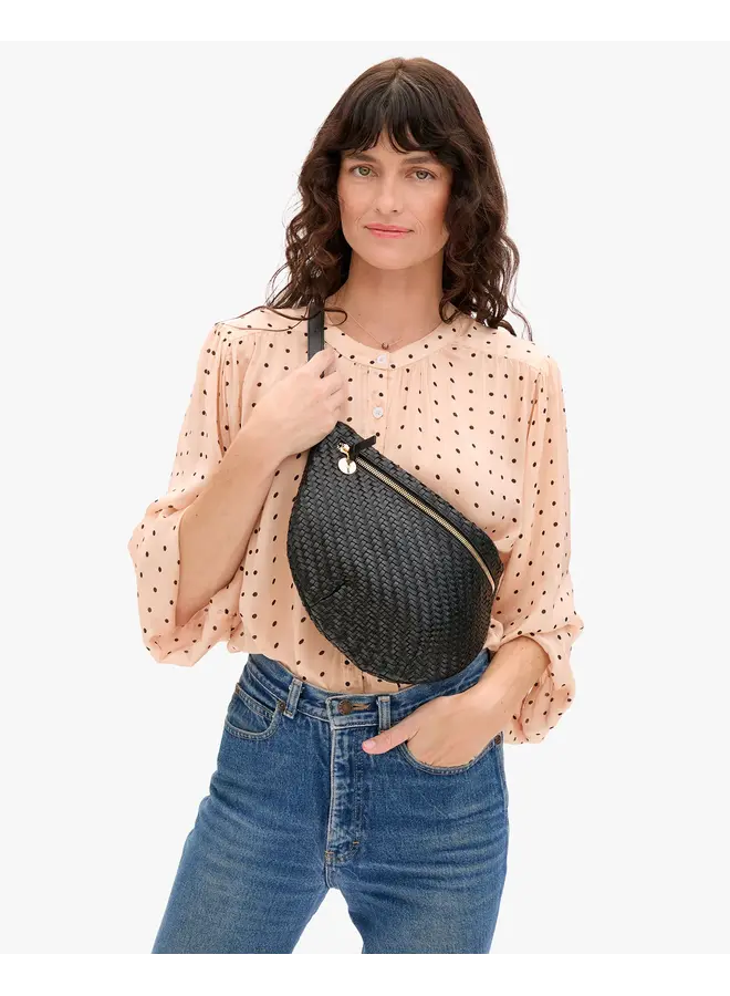 Grande Fanny - Woven Zig-Zag - Black