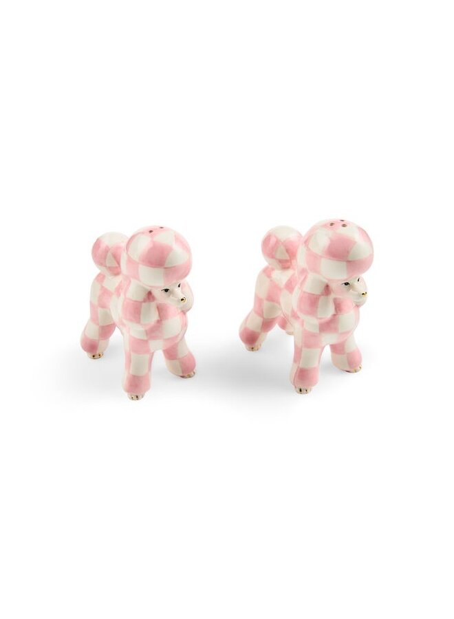 Rosy Poodle Salt & Pepper Set