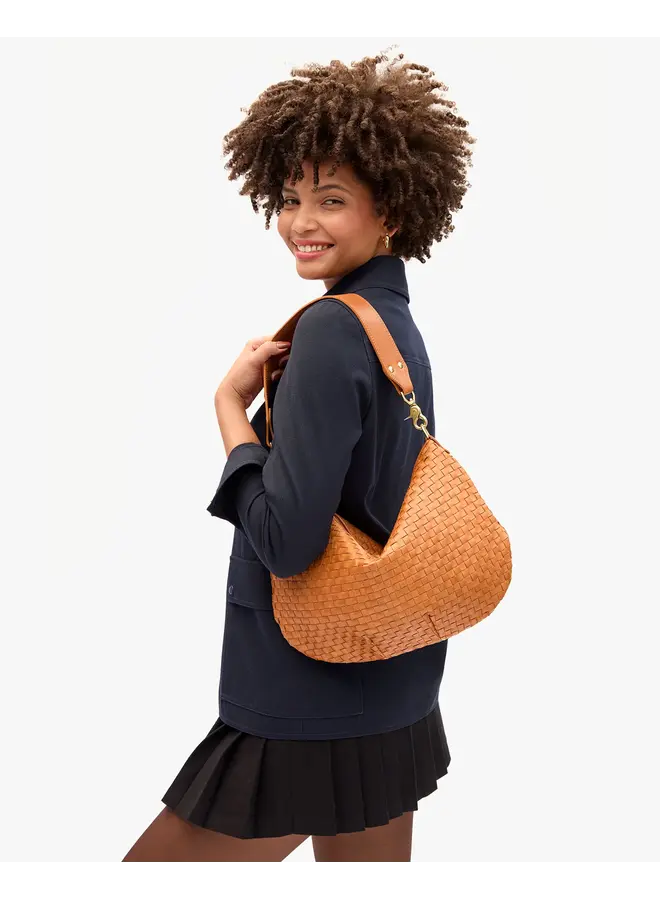 Moyen Messenger - Woven Checker - Natural