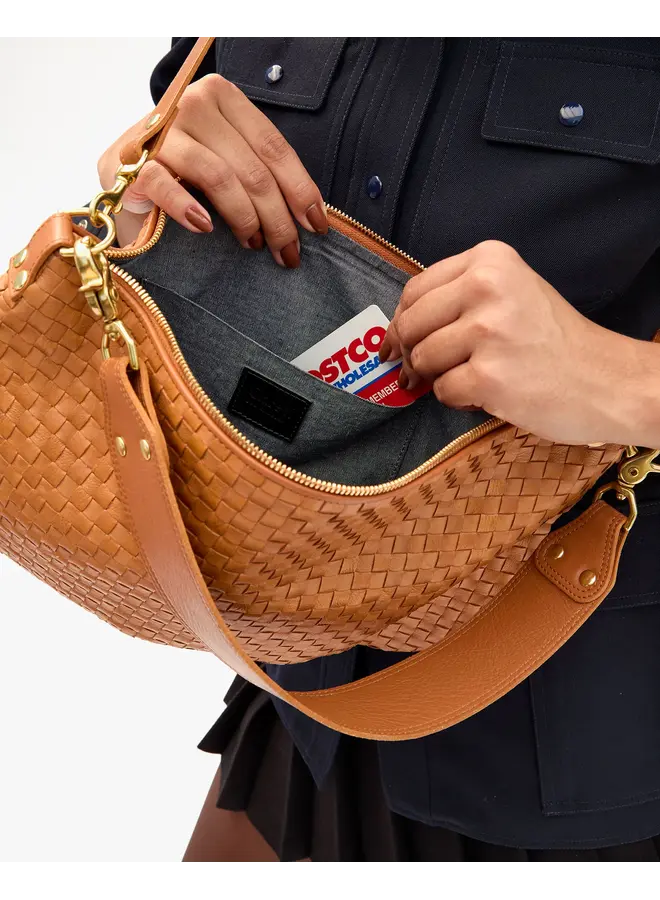 Moyen Messenger - Woven Checker - Natural