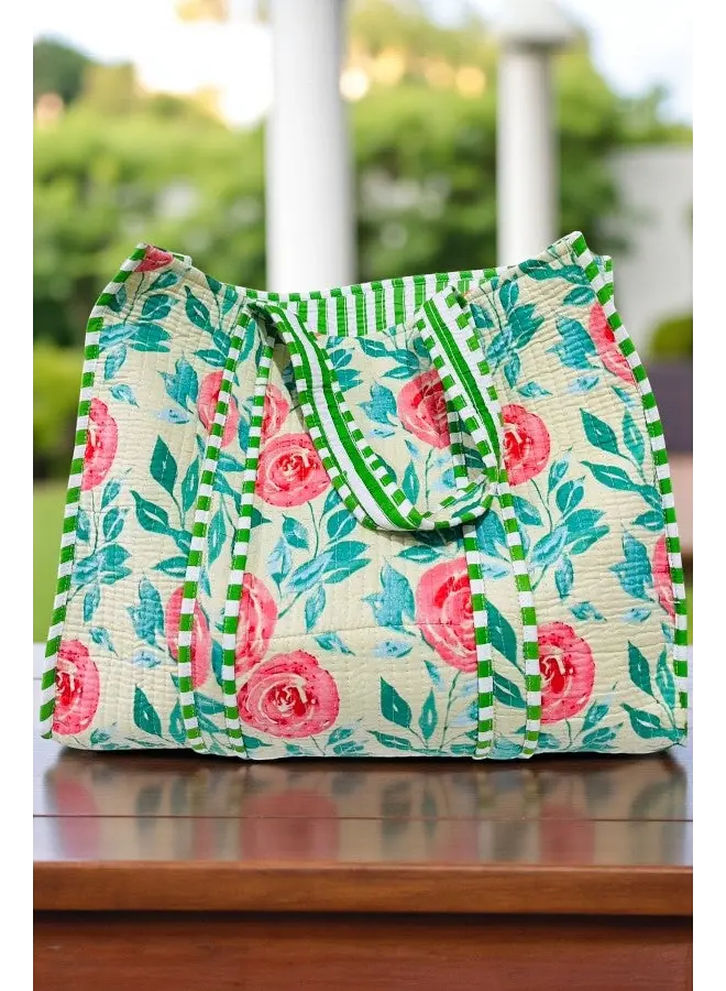 Quilted Fabric Tote