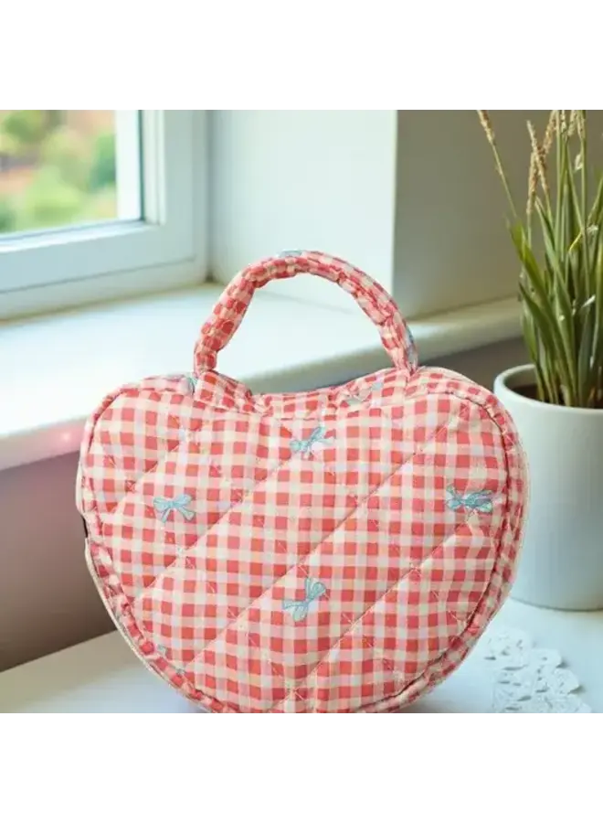 Quilted Heart Bag -