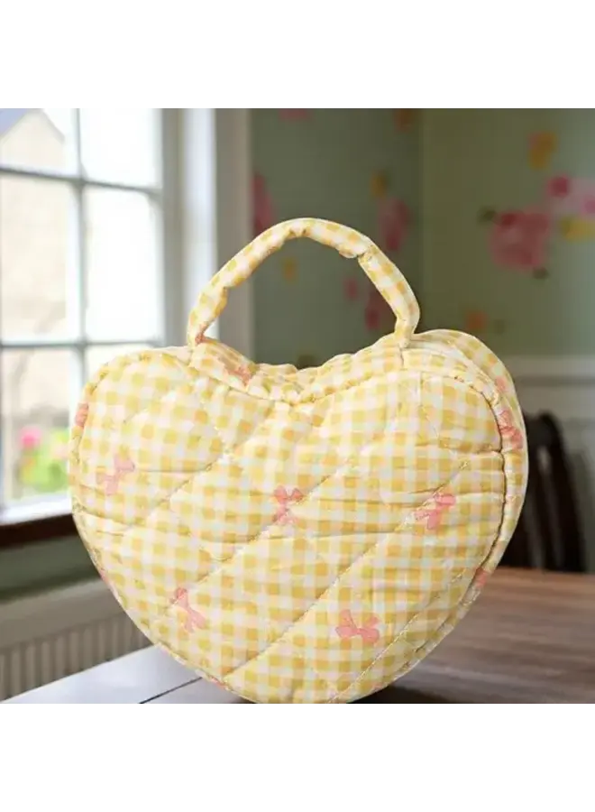 Quilted Heart Bag -