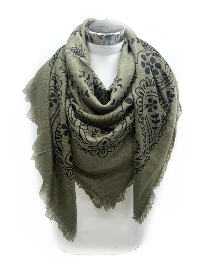 Louvre Scarf (50" square) -