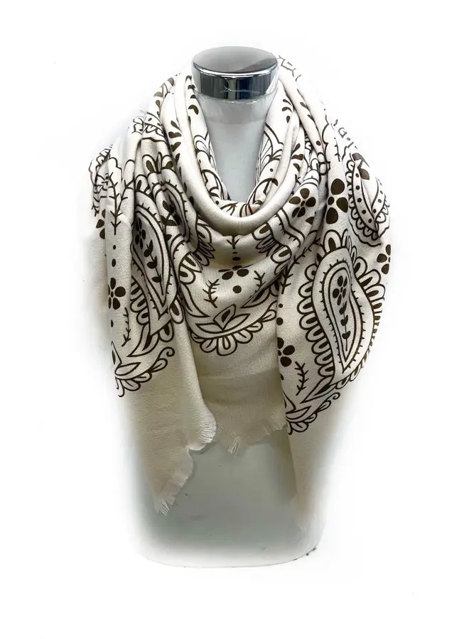 Louvre Scarf (50" square) -