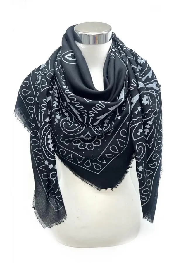 Eiffel Scarf (51" square) -