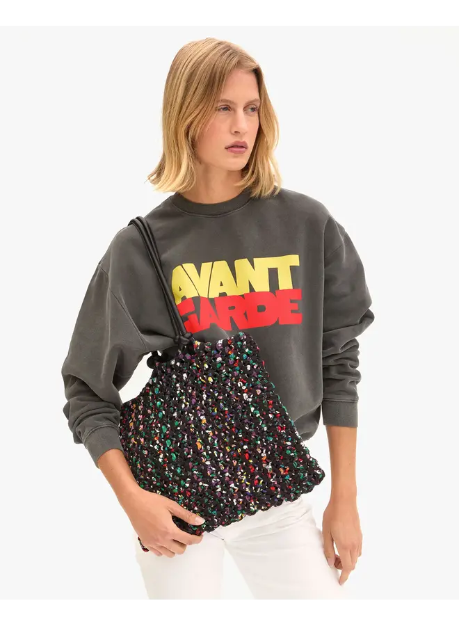 Sandy Woven Tote - Blk Multi