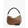 Petit Moyen Messenger Woven Zig Zag Blk/Natural