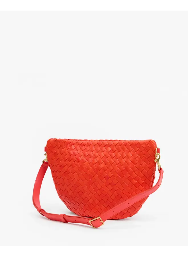 Grande Fanny - Woven Diagonal- Bright Poppy