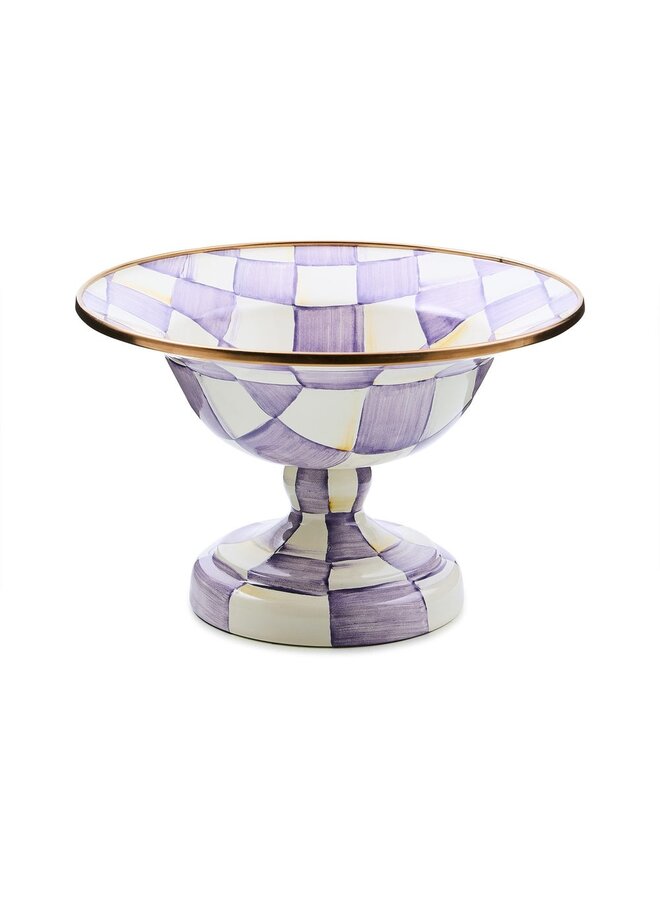 Violet Check Small Compote