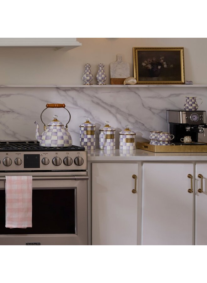 Violet Check Small Canister