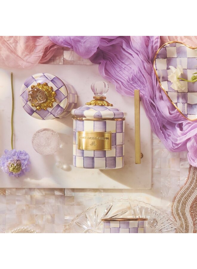 Violet Check Demi Canister
