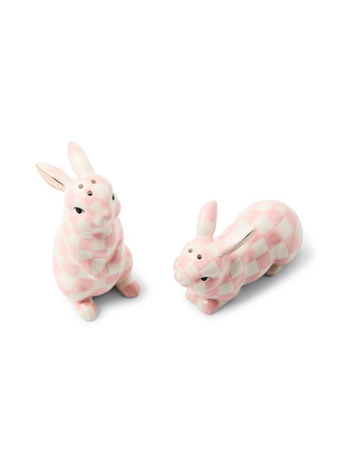 Rosy Check Bunny Salt and Pepper Set
