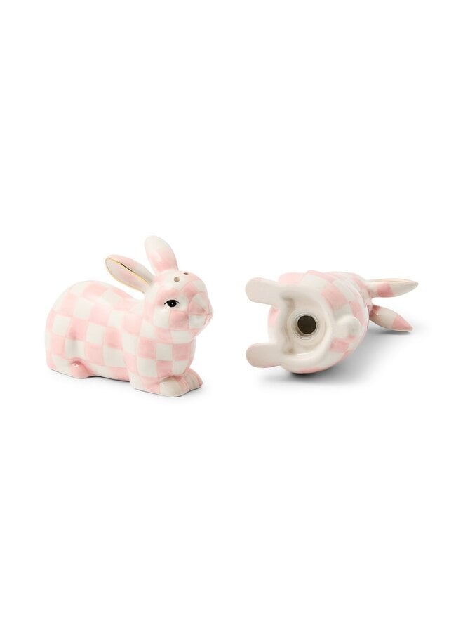 Rosy Check Bunny Salt and Pepper Set
